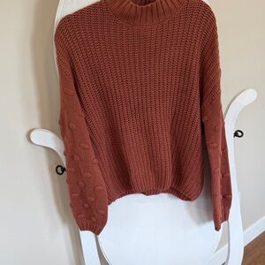 Jessica Simpson Rust Turtleneck Sweater